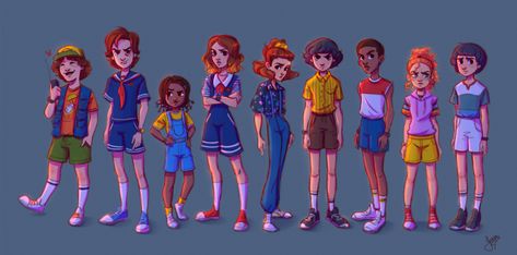 Stranger Things, Deviantart, Tumblr, Twitter, Instagram, Art