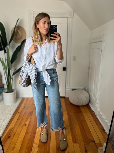 Cropped Wide Jeans Outfit, Cropped Jeans Outfit Spring, Wide Leg Crop Jeans Outfit, Wide Leg Cropped Jeans Outfit, Wide Jeans Outfit, Styling Wide Leg Jeans, Wide Leg Jeans Outfits, Cropped Jeans Outfit, Cropped Outfits