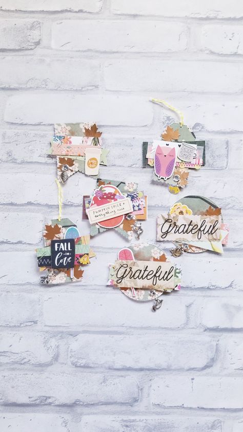 Fall Embellishments Diy, Fall Embellishments, Fall Scrapbook Layouts, Embellishments Diy, Diy Embellishments, Swap Ideas, Every Thing, Autumn Theme, Scrapbooking Layouts