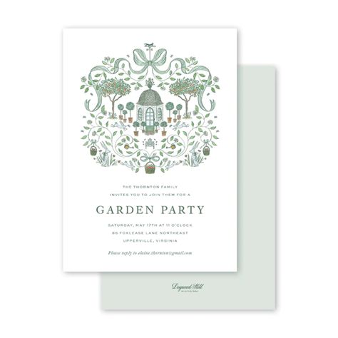 Garden Event, Garden Party Invitations, Unique Baby Shower Invites, Unique Holiday Cards, Garden Baby Showers, Baby Shower Invitation Cards, Washington Wedding, Washington Weddings, Unique Baby Shower