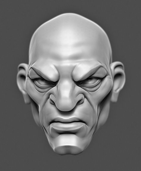 ArtStation - 58 , Daniel Rigler Zbrush Character, Ceramic Sculpture Figurative, Anatomy Sculpture, Sculpture Head, Drawing Cartoon Faces, Digital Sculpting, Character Design Animation, Art Style Inspiration, Character Modeling