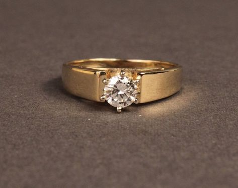 Gents Solitaire Ring Men, Solitaire Gents Ring, Solitaire Ring For Men, Mens Ring Designs, Engagement Rings Couple, Gents Ring, Mens Gold Rings, Gold Pendant Jewelry, Diamond Solitaire Ring