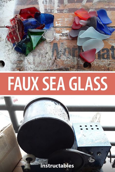 Sea Glass Diy, Jewelry Upcycle, Rock Tumbling, Glass Art Design, Glass Art Pictures, Rock Tumbler, Glass Rocks, Wine Glass Art, Beach Glass Art