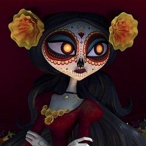 La Muerte Pfp, Book Of Life La Muerte, Book Of Life Movie, Maya And The Three, Tim Burton Corpse Bride, Life Movie, Halloween Wallpaper Cute, The Book Of Life, Simple Phone Wallpapers