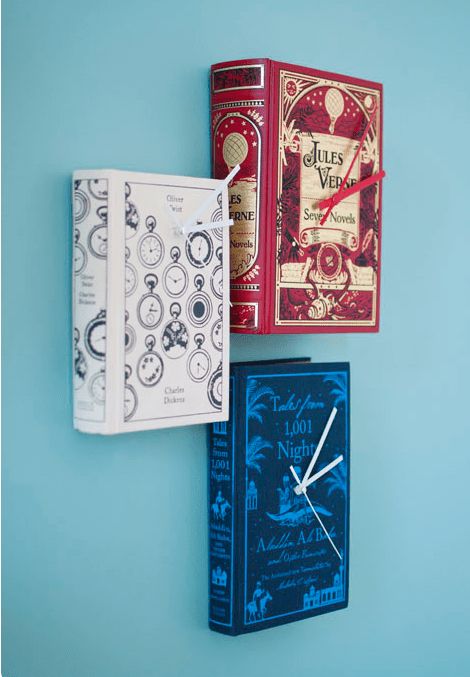 Recycling Paper, Recycled Decor, Book Clock, Astuces Diy, Yard Decorations, Diy Clock, Book Projects, Diy Book, Box Ideas