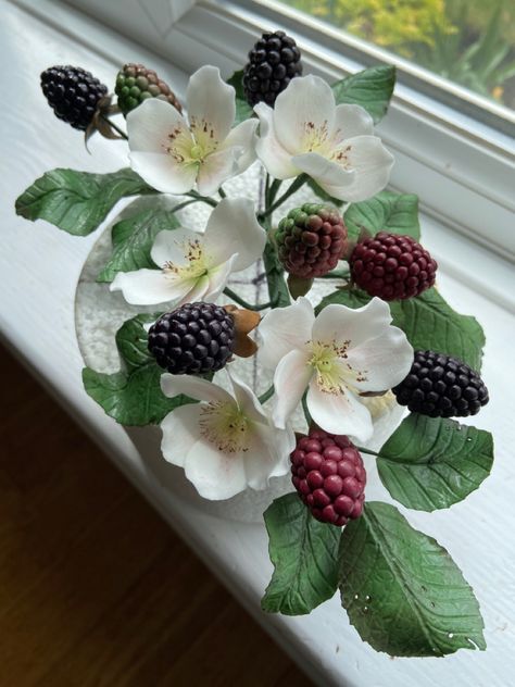 Plant Refrences Photos, Flower Refrences Photos, Bramble Embroidery, Botanical Reference Photos, Blackberry Flower, Blackberry Tattoo, Black Berries, Flower Stem, Rare Flowers