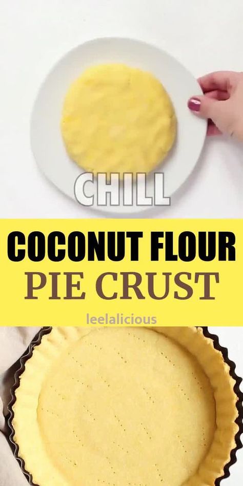 Coconut Pie Crust Recipe, Coconut Flour Pie Crust Recipe, Coconut Flour Crust, Keto Crust, Coconut Pie Crust, Coconut Flour Pie Crust, Low Carb Pie Crust, Dolce Poche Calorie, Gluten Free Pie Crust