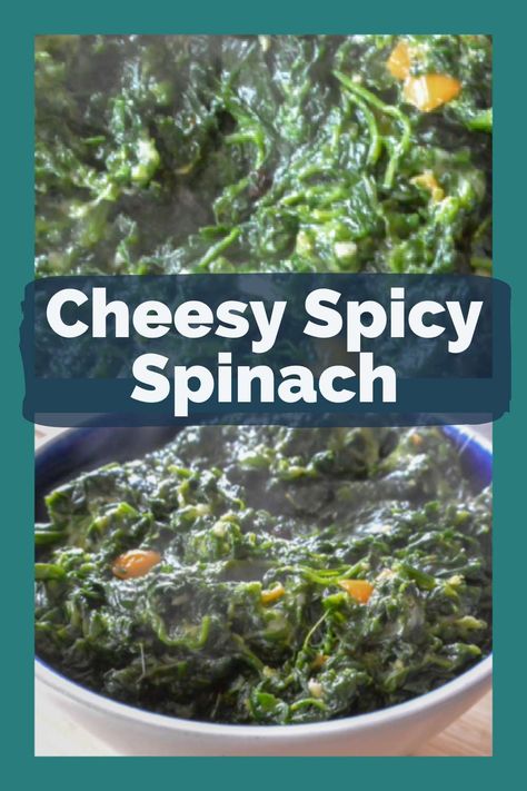 Creamy Cheesy Spicy Spinach. This recipe goes great with anything Grilled and will spice up any dish. This dish will make any spicy food lover happy.  #spinach #recipe #cheese #spicy Habanero Recipes, Spicy Spinach, Spinach Recipe, Jalapeno Recipes, Spicy Food, Spinach Recipes, Keto Meals, Dog Treat Recipes, Swiss Cheese