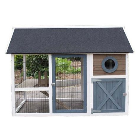 Hutches & Cottontails Bunny Barn Rabbit Hutch | from hayneedle.com Bunny House Outdoor, Bunny Habitat, Bunny Hutch, Large Rabbits, Rabbit Cages, Bunny Cages, Bird House Kits, Rabbit Hutch, Coop Plans