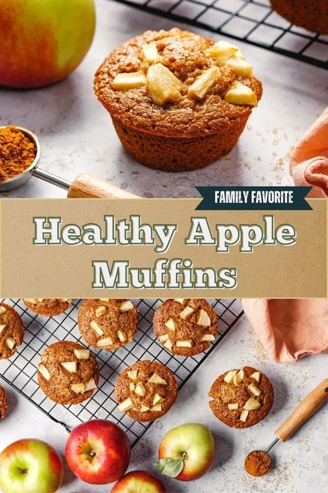 These Healthy Apple Muffins are made with oats and maple syrup for a deliciously wholesome breakfast or snack. Blender-friendly and flourless! Find the recipe on our site. Healthy Apple Oatmeal, Apple Oats, Apple Muffins Healthy, Apple Oatmeal Muffins, Wholesome Breakfast, Winter Salad Recipes, A Couple Cooks, Vegan Recipes Plant Based, Apple Oatmeal