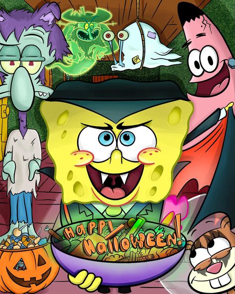 Spongebob Logic, Squidward Art, Spongebob Happy, Walle Y Eva, Spongebob Comics, Spongebob Iphone Wallpaper, Spongebob Halloween, Spongebob Friends, Spongebob Christmas