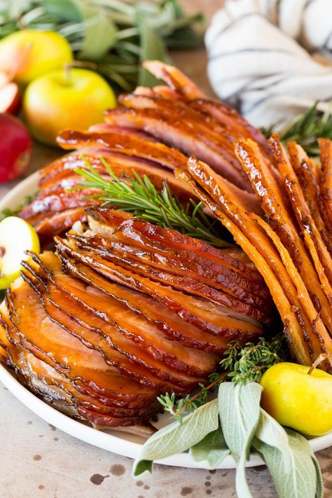 Spiral Ham Glaze, Best Spiral Ham Recipe, Baked Spiral Ham, Orange Glazed Ham, Honey Ham Glaze Recipe, A Southern Soul, Honey Glazed Ham, Spiral Ham, Brown Sugar Recipes