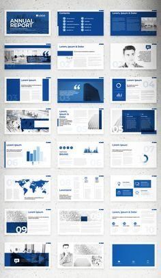 Research Report Design, Blue Presentation Template, Report Template Design, Dashboard Design Template, Blue Layout, Annual Report Layout, Mẫu Power Point, Report Layout, Annual Report Template