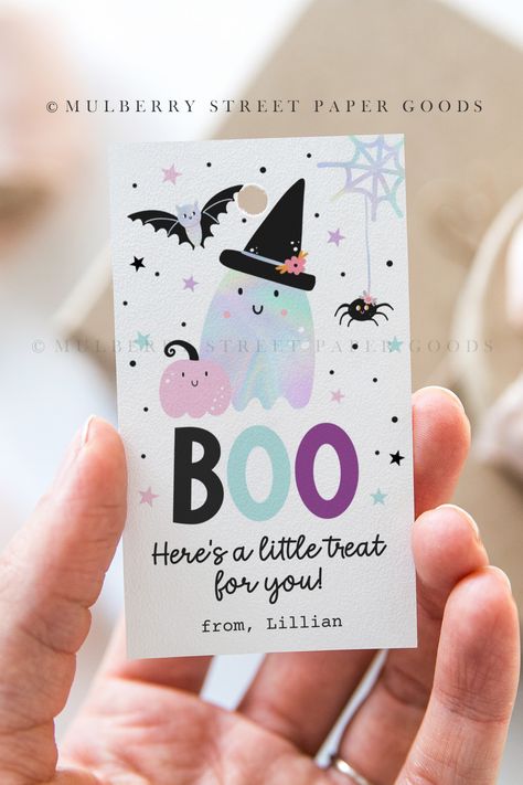 Digitial Download Halloween Tag Printable Classroom Treat For Kids Halloween Birthday Party TAg Halloween Classroom Gift Bags, Ghost Tags Printables Free, Halloween Goodie Bag Tags Printable, Halloween Gift Tags For Kids, Halloween Treat Tags Free Printable, Kindergarten Halloween Treats, Halloween Tags Printables Free, Halloween Gift Tags Printable Free, Halloween Tags For Treat Bags