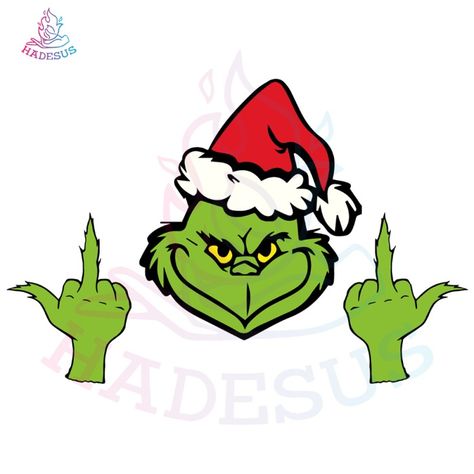 Grinch Middle Finger Svg Grinch Svg Grinch Middle Finger, Svg Grinch, Grinch Svg, Screen Printing Shirts, Art Tips, Grinch, Invitation Cards, The Middle, Design Elements