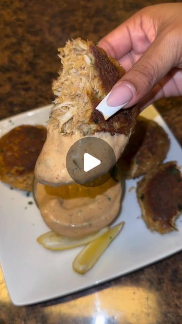 Seafood Cake, Crab Cake Meals Sides, Crab Cake, Crab Cake Dipping Sauce, Crab Cakes Recipe, Imitated Crab Recipes, Crab Cake Sauce, Crab Meat Recipes, Crab Cake Recipes