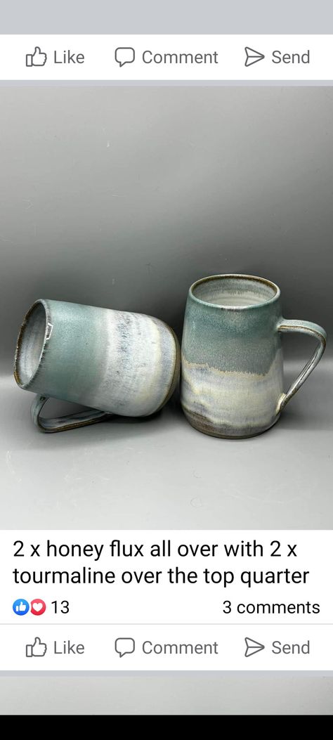 Tourmaline Glaze Combo, Amaco Tourmaline Glaze Combinations, Pottery Glaze Combinations Color Combos, Amaco Tourmaline Combinations, Satin Oribe Glaze Combinations, Tourmaline Glaze Combinations, Birch Glaze Combinations, Honey Flux Glaze Combos, Glaze Combos For Pottery