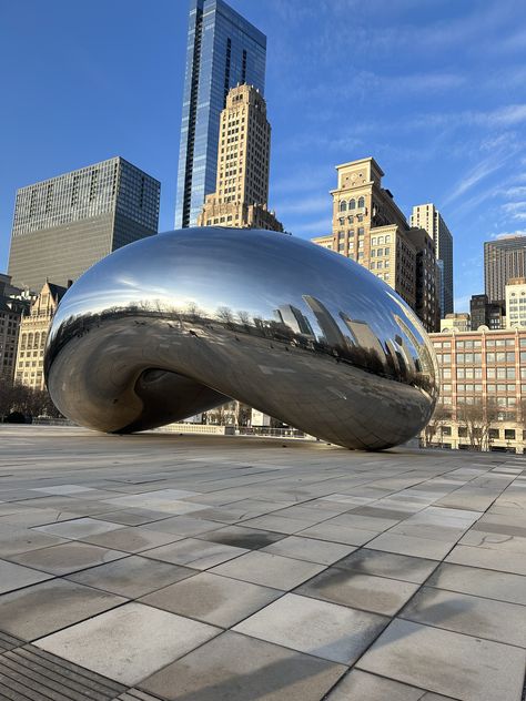 Chicago The Bean, Chicago Bean Aesthetic, Chicago Bean Pictures, The Bean Chicago, Chicago Bean, Day In Chicago, Chicago Aesthetic, Chicago Pictures, Hollow Form