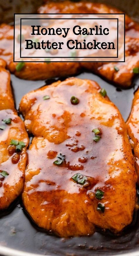 Soy Sauce Garlic Chicken, Chicken Simmer Sauce, Honey Butter Sauce Recipe, Chicken Honey Soy Sauce Recipes, Brown Butter Chicken Recipe, Honey Butter Sauce For Chicken, Honey Garlic Chicken Pasta, Homemade Sauces For Chicken, Honey Butter Garlic Chicken