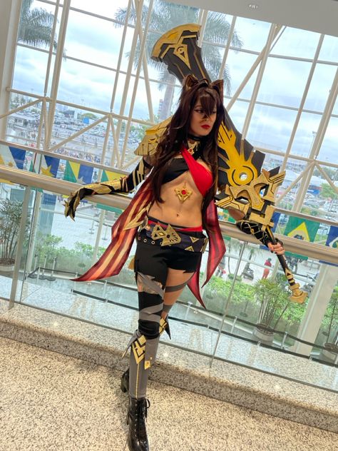 dehya cosplay genshin impact Deyha Genshin Cosplay, Dehya Cosplay Genshin, Dehya Cosplay, Golden Throne, Genshin Cosplay, Video Game Cosplay, Cosplay Characters, Pins, Quick Saves