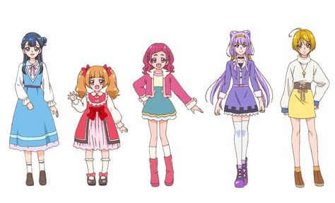 Animation Character Concept, Hugtto Precure, White Kicks, Silly Faces, Glitter Force, Anime Book, Anime Animals, Baby Protection, Cute Poses