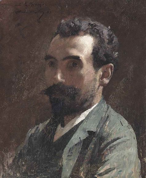 Henri Martin - Portrait d'Emilio Boggio, 1887, oil on canvas Martin French, Paris Artwork, John Russell, Arabic Calligraphy Painting, Latin American Art, Auguste Rodin, Van Gogh Museum, Painting Subjects, Calligraphy Painting