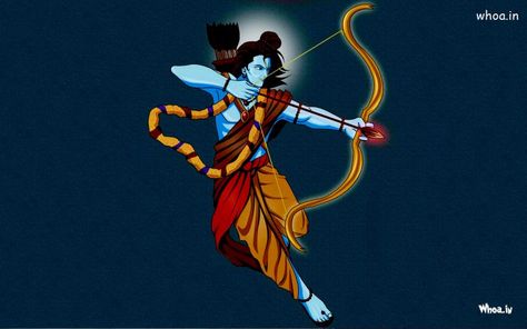 Lord Shree Ram And His Bow And Arrow With Blue Background Wallpaper Lord Ram Hd Wallpaper, Ram Hd Wallpaper, શ્રી રામ, Ram Bhagwan, Ram Navami Images, Shree Ram Photos, Shri Ram Wallpaper, Plain Wallpaper Iphone, Ram Wallpaper