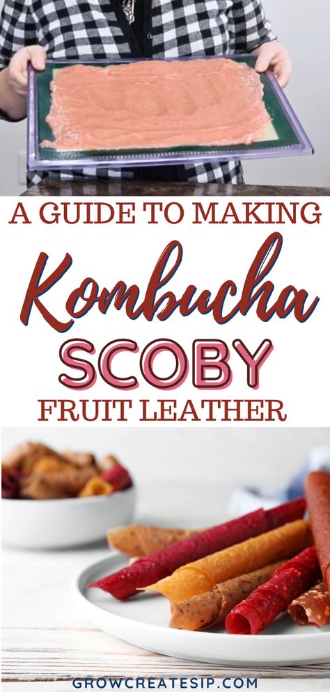 How To Make A Scoby, How To Make A Scoby For Kombucha, Scoby Recipes, How To Make Scoby, Kombucha Scoby Recipes, Sour Snacks, Diy Gummies, Kombucha Flavors Recipes, Kombucha Mother