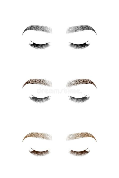 Long Eyelashes Stock Illustrations – 5,891 Long Eyelashes Stock Illustrations, Vectors & Clipart - Dreamstime Eyebrows Illustration, Eyelashes Drawing, Pot Heads, Eyelashes And Eyebrows, Brow Care, Long Eyelashes, Long Blond, Female Eyes, Longer Eyelashes