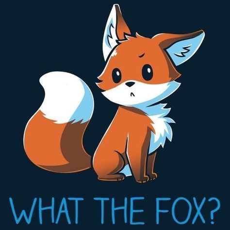 Red Fox, The Fox, A Cartoon, Fox, Red, Black