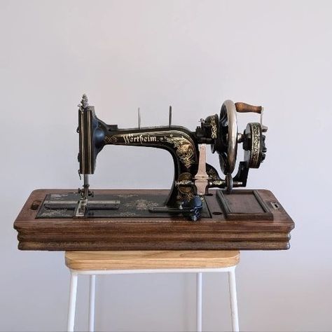 Really nice sewing machine ! #wertheim #vintage #sewing #antique #fabric Art Collages, Old Sewing Machines, Antique Sewing Machines, Sewing Machines, Vintage Aesthetic, Victorian Era, Real Pictures, Vintage Sewing, Sewing Machine