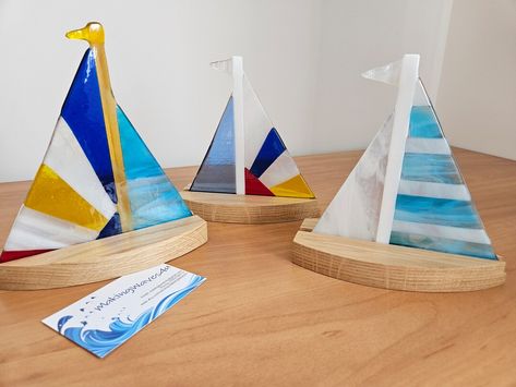 This Suncatchers item is sold by MakingWaves4u. Ships from United Kingdom. Listed on 23 Jul, 2024 Fused Glass Boats, Seaside Holiday, Glass Boat, My Surroundings, Fused Glass Artwork, Yacht Boat, On A Boat, Glass Artwork, Fused Glass Art