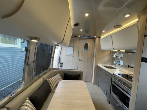 2020 Airstream Globetrotter 23 - New Jersey, Secaucus Airstream Globetrotter, Bed Queen, Airstream Trailers, Globe Trotter, Solar Panels, New Jersey, Countertops, Solar, Queen