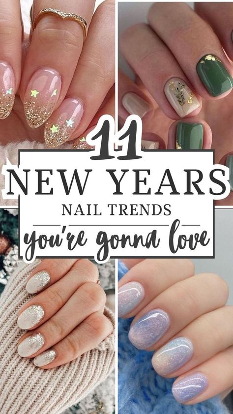 Get excited for New years with these 11 nail trends! There's nithing tacky about these gorgeous winter nail designs! New Years Nail, Winter Nail Designs, Winter Nail, New Year's Nails, Gorgeous Nails, Get Excited, Beauty Trends, Nail Trends, Winter Nails