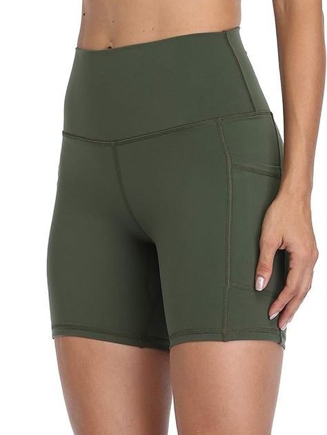 Tummy control workout shorts. Side pockets on both sides. Packable Rain Jacket, Yoga Tights, Grace And Lace, Wearable Tech, Athlete Workout, Workout Yoga, Cycling Shorts, Active Shorts, Hit The Road