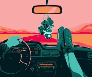 Long Drive-4K Live Wallpaper Drawing When Bored, Chase Money, Playlists Spotify, Hoodie Outfit Casual, Car Animation, Chill Wallpaper, Peaky Blinders Wallpaper, Chill Mood, Music Cartoon