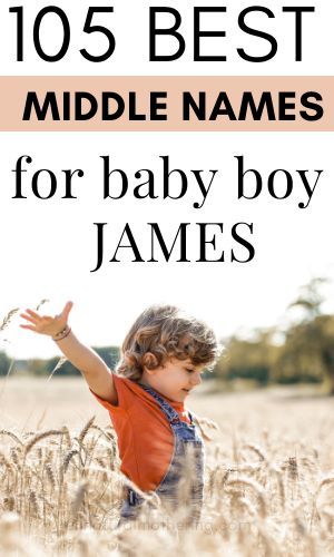 Here are some best modern and traditional middle names for first name James for your little boy. #babynames #middlenames Baby Boy Middle Names, Cool Middle Names, Boy Middle Names, Strong Boys Names, Best Baby Names, Strong Names, Boys Names, Cool Baby Names, Middle Names