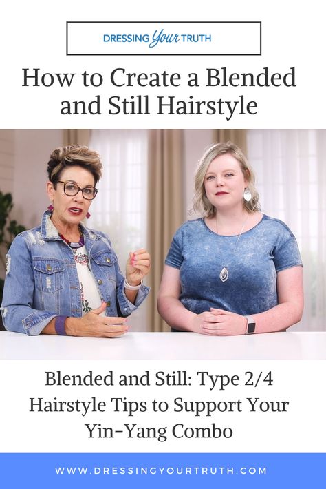 Are you getting what you asked for at the salon? Does your hairstyle require too much attention?When you have the right hairstyle for your Type 2/4 Yin-Yang combo, you can easily create a beautiful, comfortable and sleek style in under 15 mins. When you work with your hair's natural movement you create cooperation between you and your hair that allows you to perfect the details with ease. Type 2 Hairstyles, Dyt Type 3 Hairstyles, Dyt Type 2 Hairstyles, Dyt Type 2 Hair, Type 4 Dressing Your Truth, Dressing Your Truth Type 2, Type 3 Dressing Your Truth, Type 2 Dressing Your Truth, Type 1 Hair Dressing Your Truth