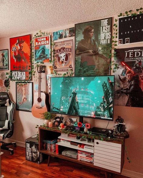 Gaming Room Setup Ideas, Room Setup Ideas, Nerd Room, Setup Ideas, Gaming Room Setup, Dream House Rooms, Gamer Room, Video Game Room, Game Room Design