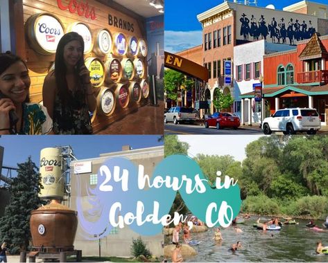 How to spend a day in Golden, Colorado. Things to do, where to eat, what to see. Day trip to Golden, CO. What tour to take and much more! #Travel #VisitColorado #CO #DayTripfromDenver #ThingstodoinColorado #ColoradoLiving #Coorsbeer #Coorslight #Beer #Beertasting #beerfactory #FreethingstodoinColorado #FreethingstodoinGolden #ThingstodoinGolden #GirlsTrip #Daytrip #Weekendtrip #brunch #freestuff #nature #tubing #river #chasingrivers Day Trips From Denver, Beer Factory, Colorado Living, Golden Co, Golden Colorado, Tubing River, Visit Colorado, Out Of Office, Free Things To Do