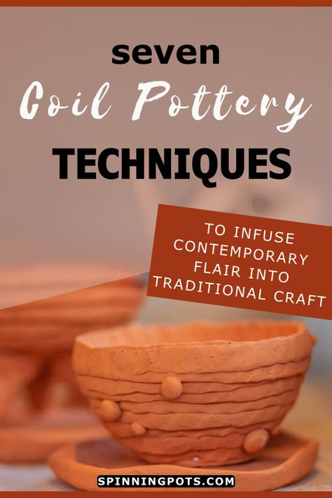 Discover how the traditional craft of coil pottery has evolved over time, infusing contemporary style and innovation into every piece. Explore how the ancient art form of coil pottery has been revolutionized to create unique, modern pieces that blend traditional techniques with contemporary design principles. Ceramic Coil Projects, Coil Projects, Coil Pottery, Coil Pots, Pinch Pot, Traditional Pottery, Hand Building, Ceramic Glaze, Pottery Tools