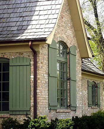 White washed brick exterior