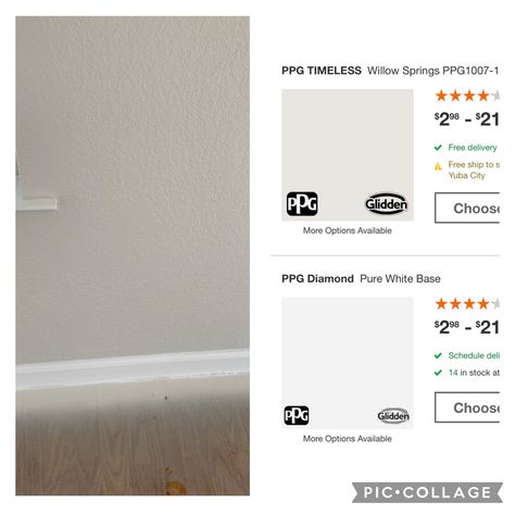 Once flooring is updated, will look stellar! Dining Room Spaces, California Casual, Spring Painting, Wall Color, Paint Color, Pure White, Paint Colors, Springs, Dining Room