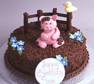 Piggy Birthday Cake Ideas, Pig Mud Cake, Pig In Mud Cake, Piggy Cake Ideas, Pig Cake Ideas, Pigs In Mud Cake, Pig Cakes, Piggy Cake, Pig In Mud