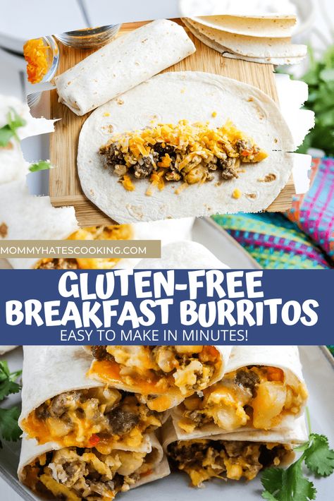 Healthiest Breakfast, Healthy Breakfast Burrito, Breakfast Burritos Frozen, Healthy Gluten Free Breakfast, Breakfast Burritos Recipe, Perfect Healthy Breakfast, Gluten Free Tortillas, Gluten Free Breakfast, Dairy Free Breakfasts