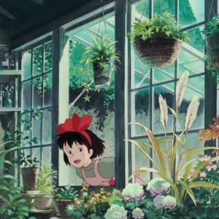 Studio Ghibli Fan Page (@ghibliworld) • Fotos e vídeos do Instagram Delivery Service, An Anime, Studio Ghibli, A Girl, Plants, Flowers, Anime, Instagram