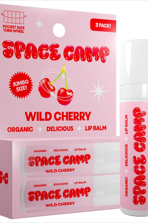 ABOUT SPACE CAMP WELLNESS: The next generation of lip balm. We’re a better-for-you, organic lip balm that comes in delicious flavors, a jumbo tube and made right here in the USA. Jumbo Lip Balm, Lip Balm Brands, Space Camp, Wild Cherry, Organic Lip Balm, About Space, Birthday Gift Ideas, The Next Generation, Next Generation