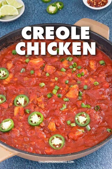 Creole Chicken And Rice, Chicken Creole Recipe New Orleans, Creole Chicken Recipes, Chicken Creole Recipe, Chicken Creole, Shrimp Bake, Creole Chicken, Hoppin John, Creamy Grits