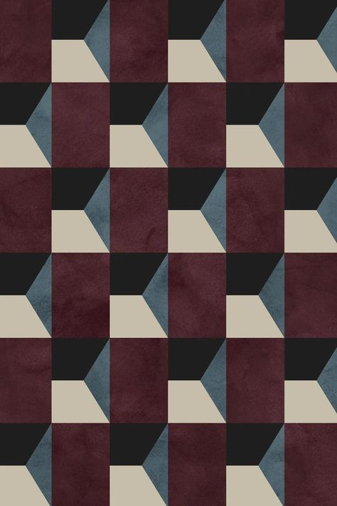 Burgundy An elegant graphic pattern inspired by the vintage geometrical patterns from the 60´s and 70´s. An elegant eclectic wall mural for the bold modern home Modern Wallpaper Designs, Inspired Wallpaper, Wallpaper Trends, Contemporary Wallpaper, Motif Vintage, Mural Design, Unique Wallpaper, Wallpaper Designs, Modern Wallpaper