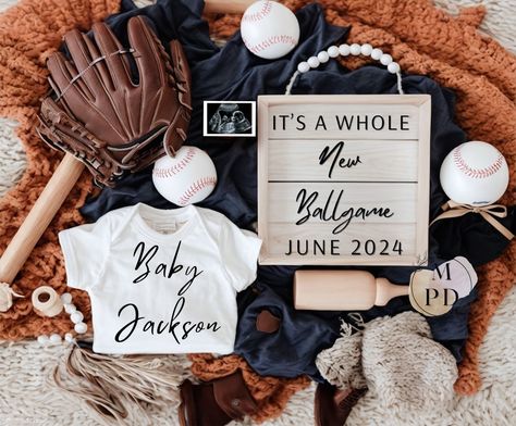 Celebrate the upcoming arrival of our baby boy with this charming digital pregnancy announcement. Spread the love and anticipation as we countdown to this special moment together! Baseball Baby Announcement, Pregnancy Announcement Husband, Baseball Pregnancy Announcement, Gender Reveal Baseball, Husband Pregnancy Announcement, Pregnancy Announcement Template, Digital Pregnancy Announcement, Pregnancy Announcement To Husband, Pregnancy Announcements